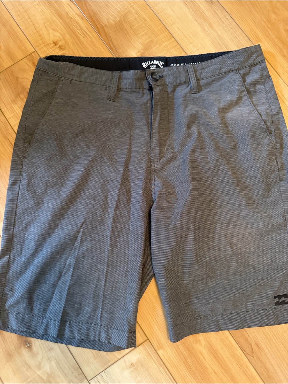 Billabong Men's Charcoal Flat Front Shorts